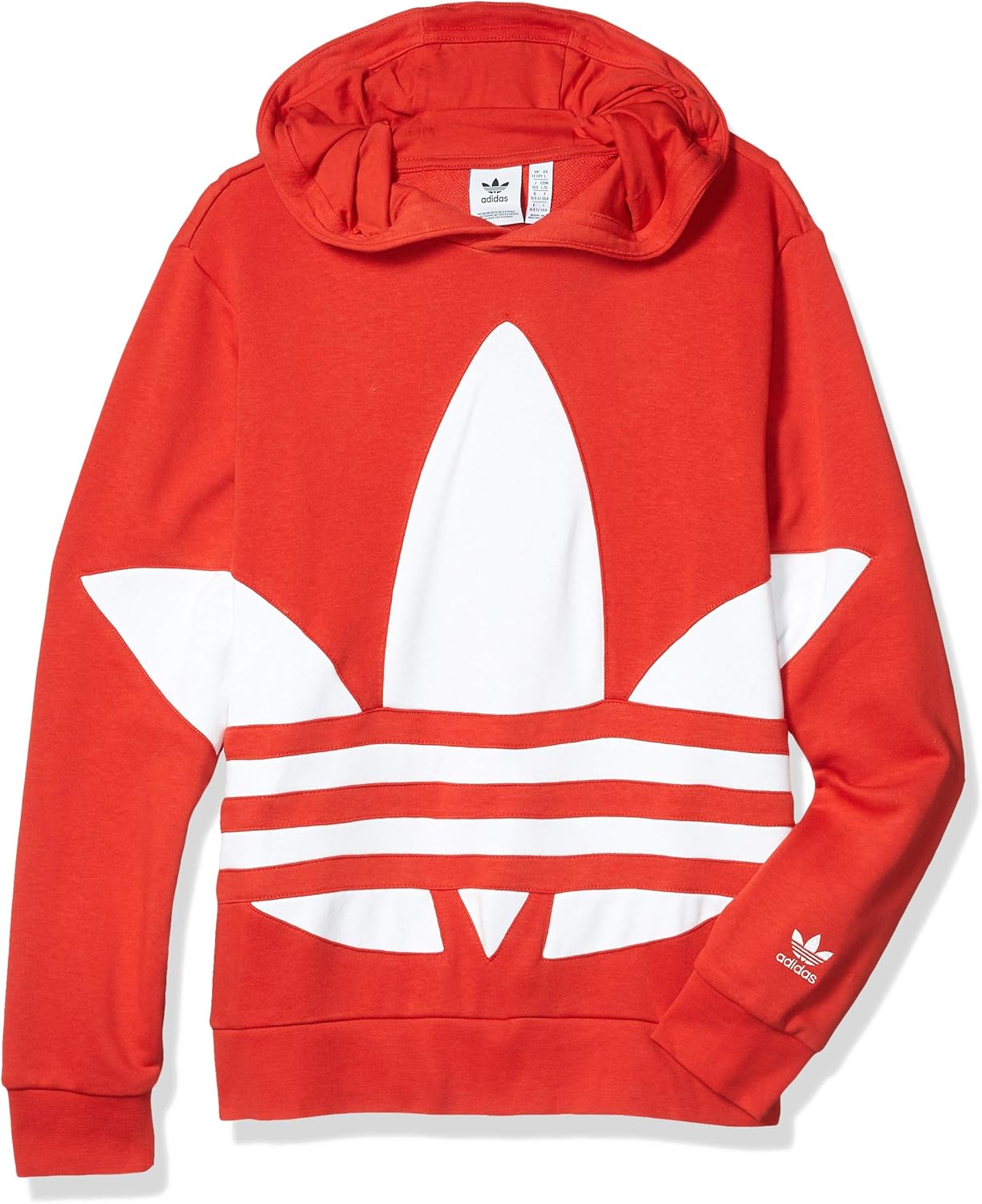 adidas Originals Kids' Big Trefoil Hoodie Sweatshirt: Clothing