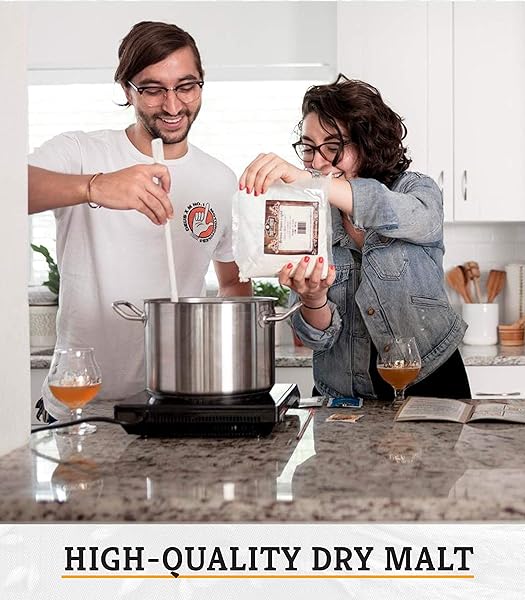 CRAFT A BREW – DRY MALT EXTRACT FOR BREW KIT – 1.25 POUNDS PILSEN – ALL PURPOSE BASE EXTRACT – FOR ANY BEER STYLE – EFFECTIVE FERMENTATION