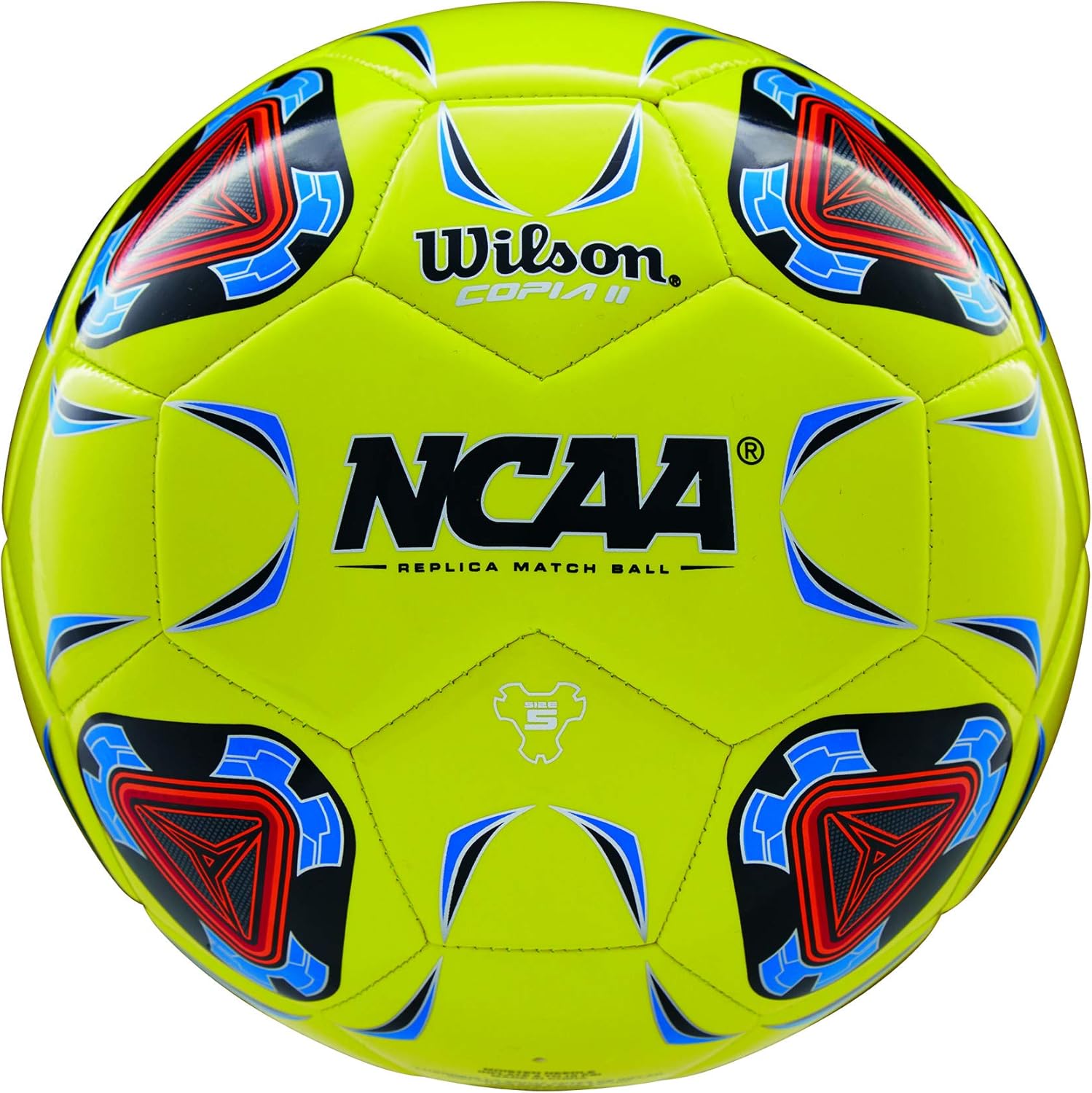 Wilson NCAA Copia II Soccer Ball, Optic Yellow - Size 5 : Sports & Outdoors