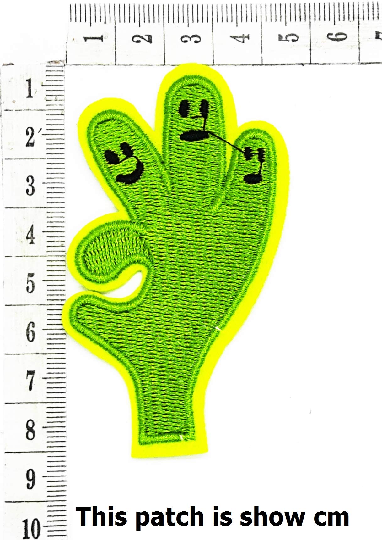 Green OK Fingers Emoji Smile Logo Fantasy Finger Cartoon Chidren Kids