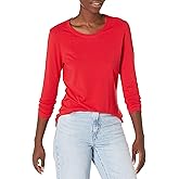 Amazon Essentials Women's Regular-Fit Long-Sleeve Crewneck T-Shirt (Available in Plus Size)