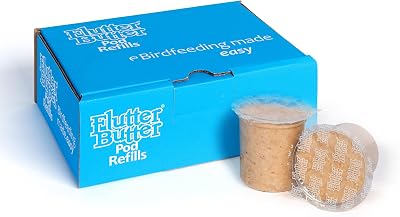 Jacobi Jayne Flutter Butter EcoRefills Peanut Butter for Birds 6 Pack Original