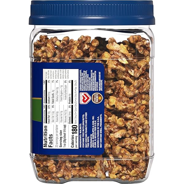 FISHER CHEF’S NATURALS WALNUT HALVES & PIECES PANTRY PACK PET 22 OZ, 100% CALIFORNIA UNSALTED WALNUTS FOR BAKING & COOKING, HEALTHY SNACKS FOR ADULTS, VEGAN PROTEIN, KETO WALNUT SNACK GLUTEN FREE