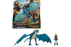 Dreamworks Dragons, How to Train Your Dragon, Deadly Nadder & Astrid, Viking Duo Action Figures, Kids Toys for Boys Ages 4 and up