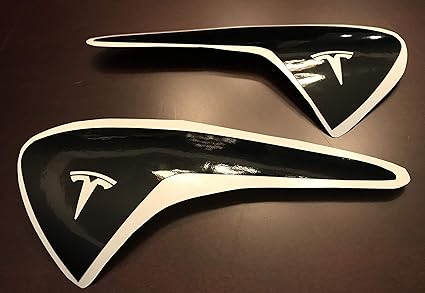 Tesla Model Sx 3 Side Turn Signal Indicator Wrap Autopilot 20 Black Gloss