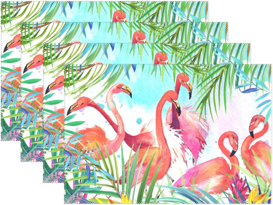 Best tropical placemats for dining table set of 6