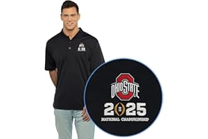 Vantage Apparel Men's Ohio State Buckeyes National Championship Bound Polo