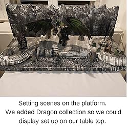 3ft Village Display Stand with mountains for