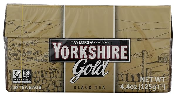 YORKSHIRE TEA, GOLD, PILLOW TEA BAGS, 40 COUNT...