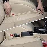 Givifive Car Seat Gap Filler Set of 2, Soft Foam Multifunctional Seat Side Gap Filler with Organizer & Hook Function, 3in1 Ga