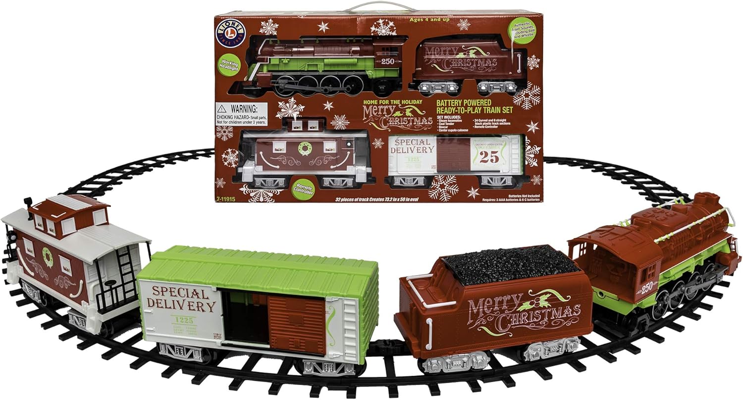 lionel holiday special train set