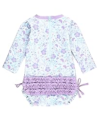 RuffleButts Fairytale Garden Long Sleeve One Piece