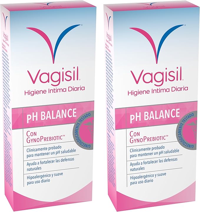 VAGISIL Higiene intima prebiotico pack de 2 x 250ml Total 500ml