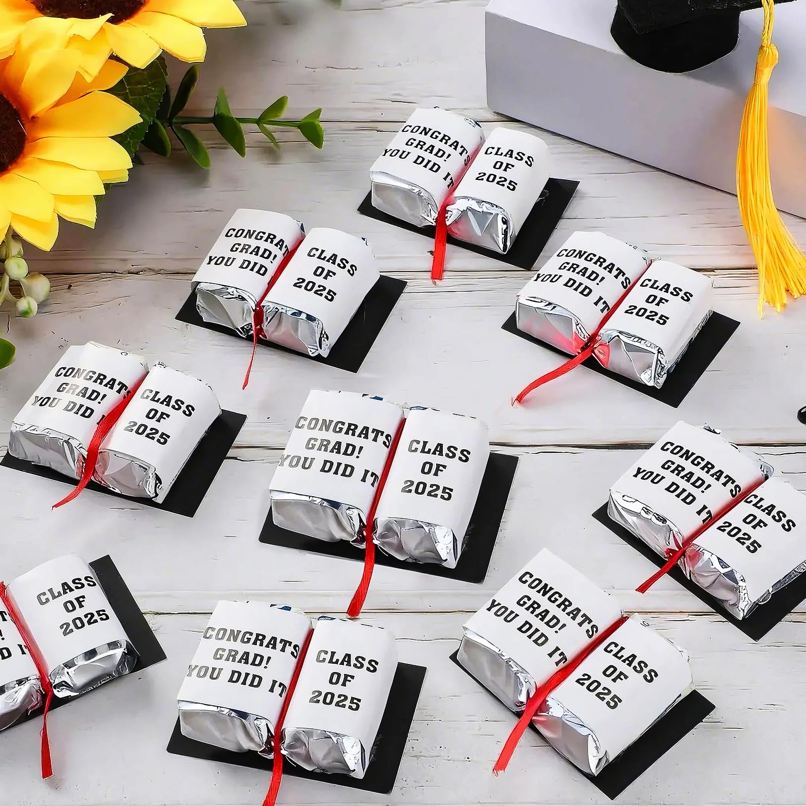 Humyoun 120 Pack DIY Graduation Party Decorations Bar Label Stickers ...