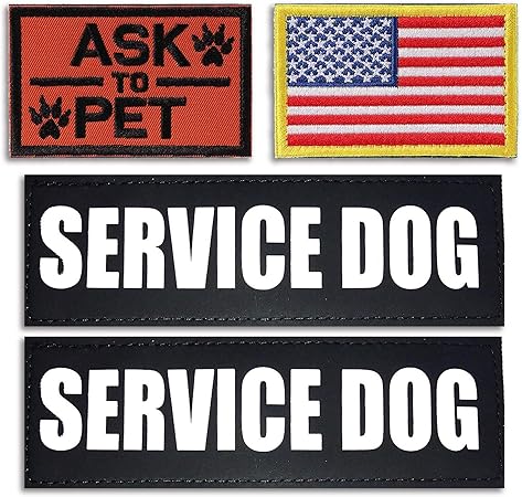 service dog velcro patches amazon