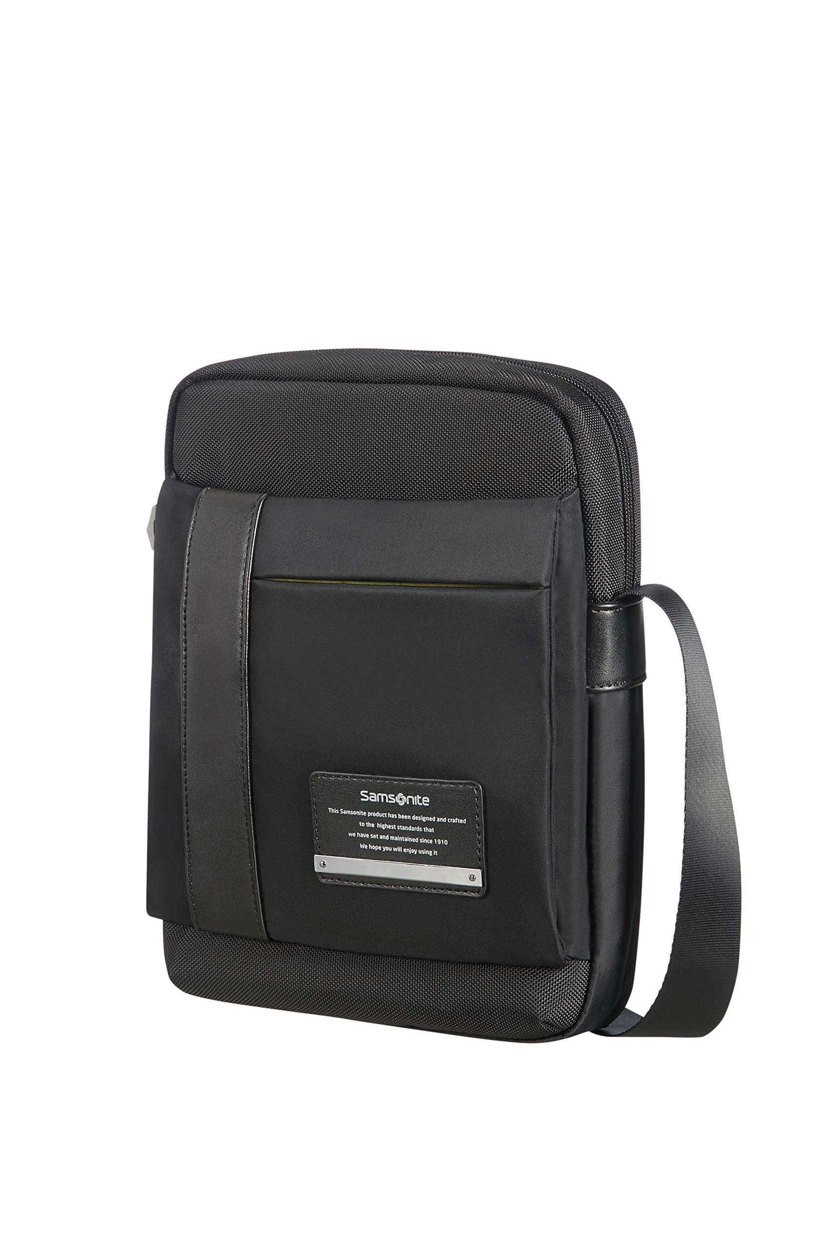 Samsonite Tablet Crossover M 7.9 inch (Jet Black) -Open Road Messenger Bag, 24 cm, Black