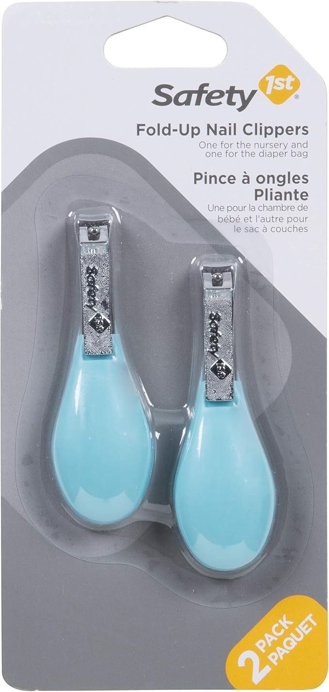 Amazon Com Safety 1st Fold Up Nail Clipper Purple 2 Count