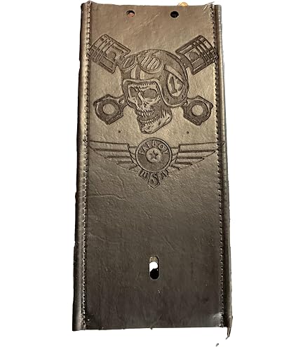 Amazon.com: YDLMT PU Leather Black Motorcycle Gas Tank Panel Bib