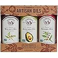 La Tourangelle, Favorites Trio of Oils - Roasted Walnut Oil, Avocado Oil, Toasted Sesame Oil, Gift Set, 8.45 fl oz (Set of 3)