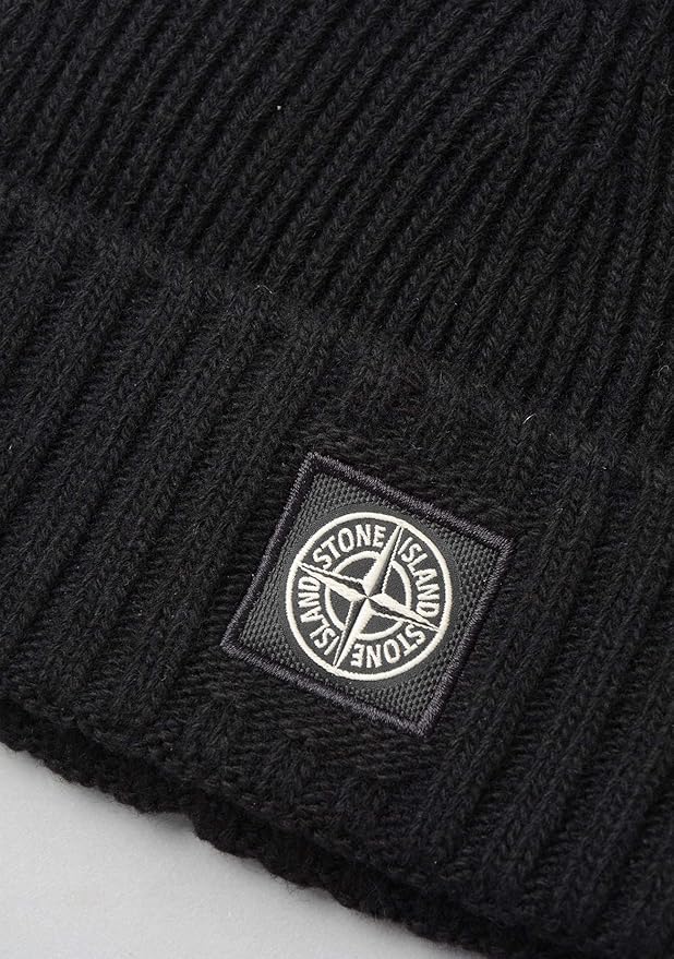 bonnet stone island noir