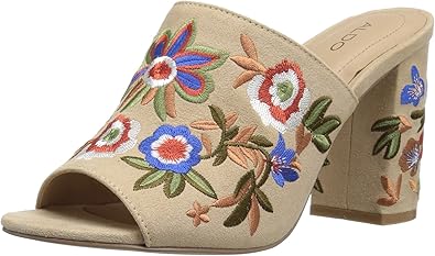 aldo white mules