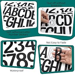 24 Sheets Large Letter Stickers 3 Inch 300 PCS