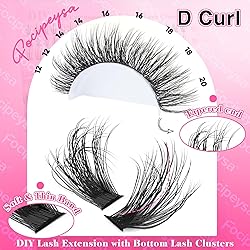 Focipeysa Lashes Clusters with Bottom Lash 12-20mm