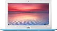 ASUS Chromebook C300SA 13.3 Inch (Intel Celeron, 4GB, 32GB eMMC, Light Blue)