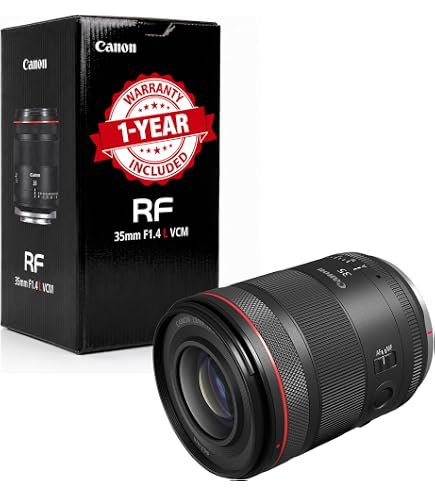 Canon RF50mm F1.4L VCM Lens - Black | L-Series Standard Prime Lens