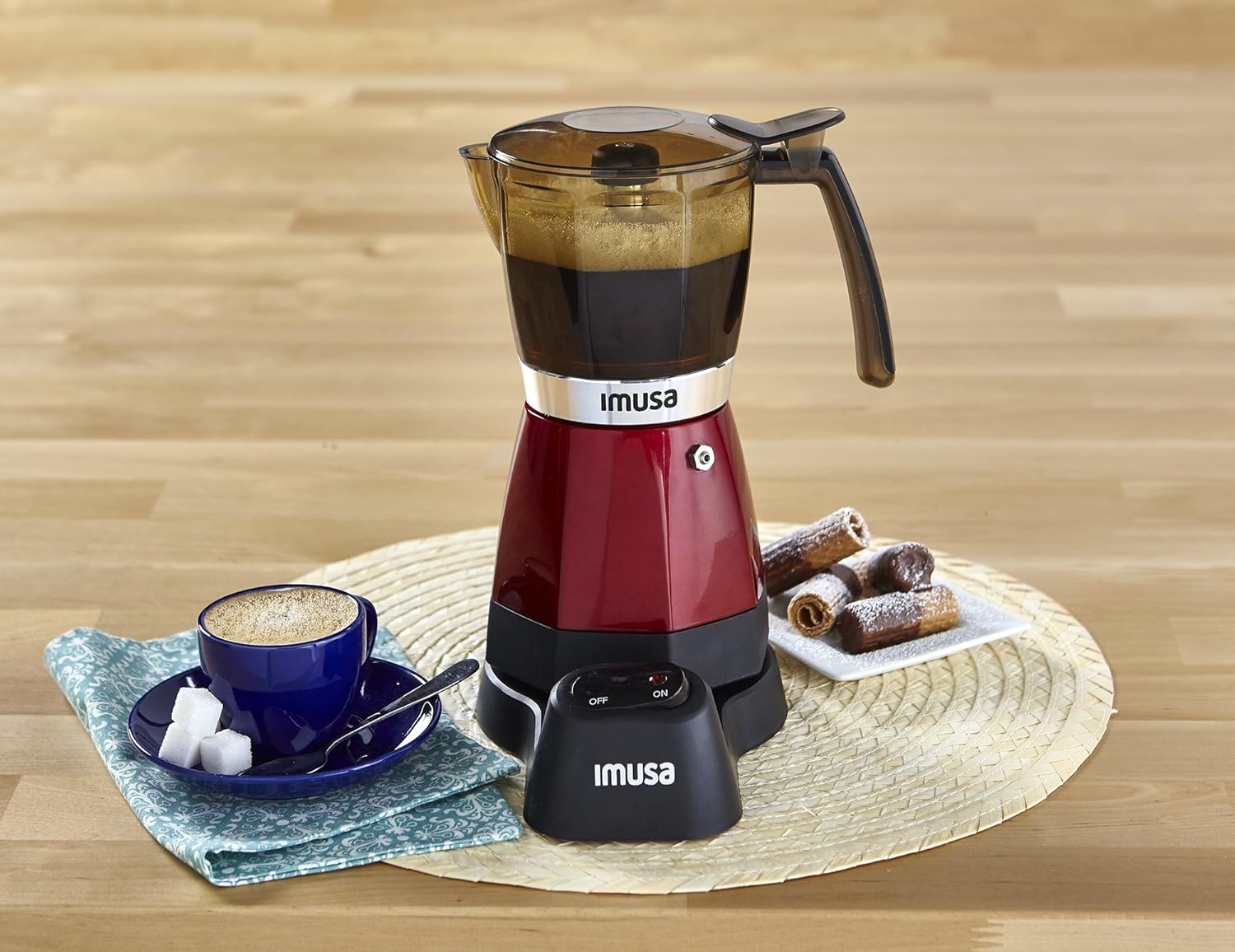 Imusa 6Cup Electric Espresso Maker Red Original Brand New eBay