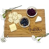 Personalized Cutting Board, Custom Bamboo Engraved Charcuterie Boards - Present for Wedding, Bridal Shower, Anniversary, Housewarming Gift Idea for Couples, Engraved Chopping Boards.