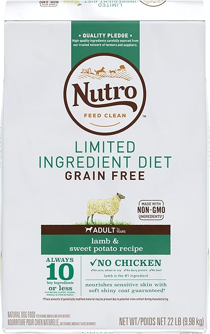 nutro dog food for skin allergies