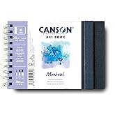 CANSON Art Book Watercolor Paper Notebook, 8.3x5.8 inches, White