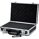 HUL 18in Two-Tone Aluminum Case with Customizable Pluck Foam Interior for Test Instruments Cameras Tools Parts and Accessorie