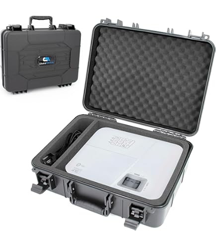 Amazon.com: CASEMATIX Hard Shell Projector Travel Case Compatible