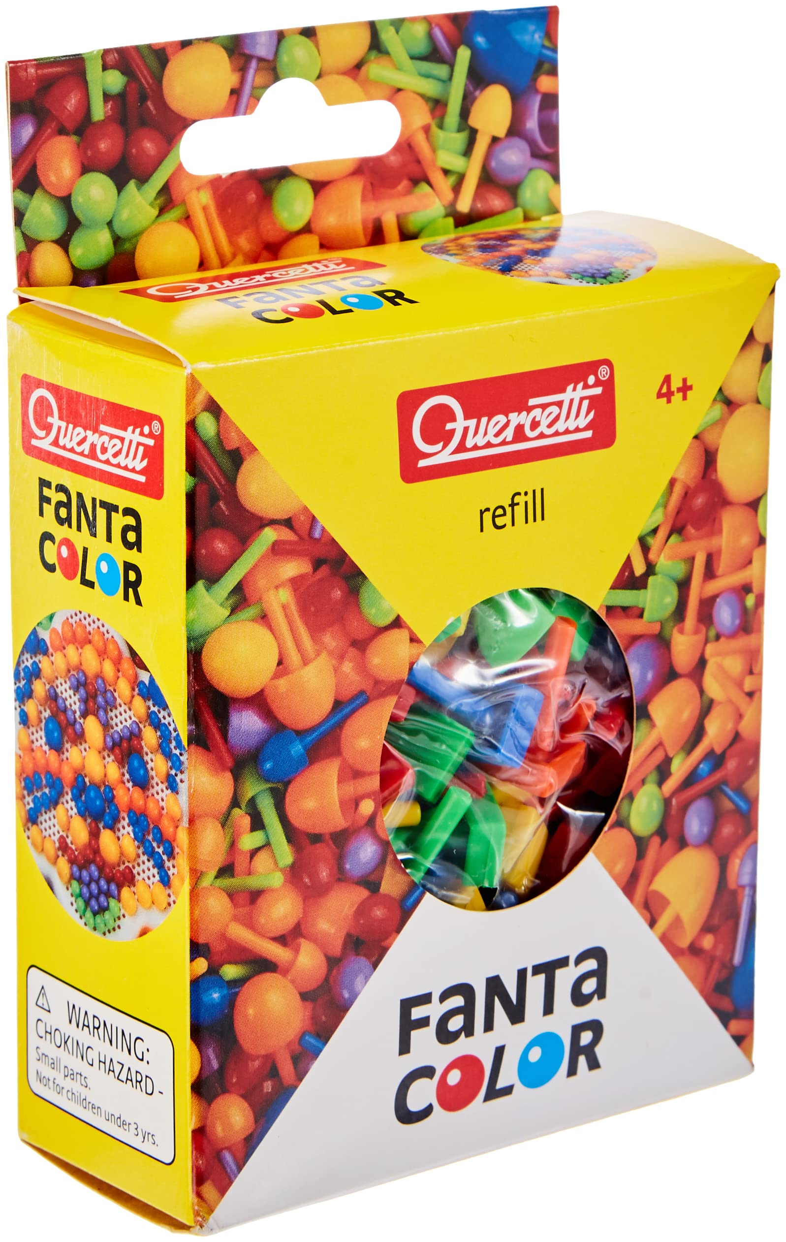 Quercetti - 2513 Fantacolor Refill - square pegs