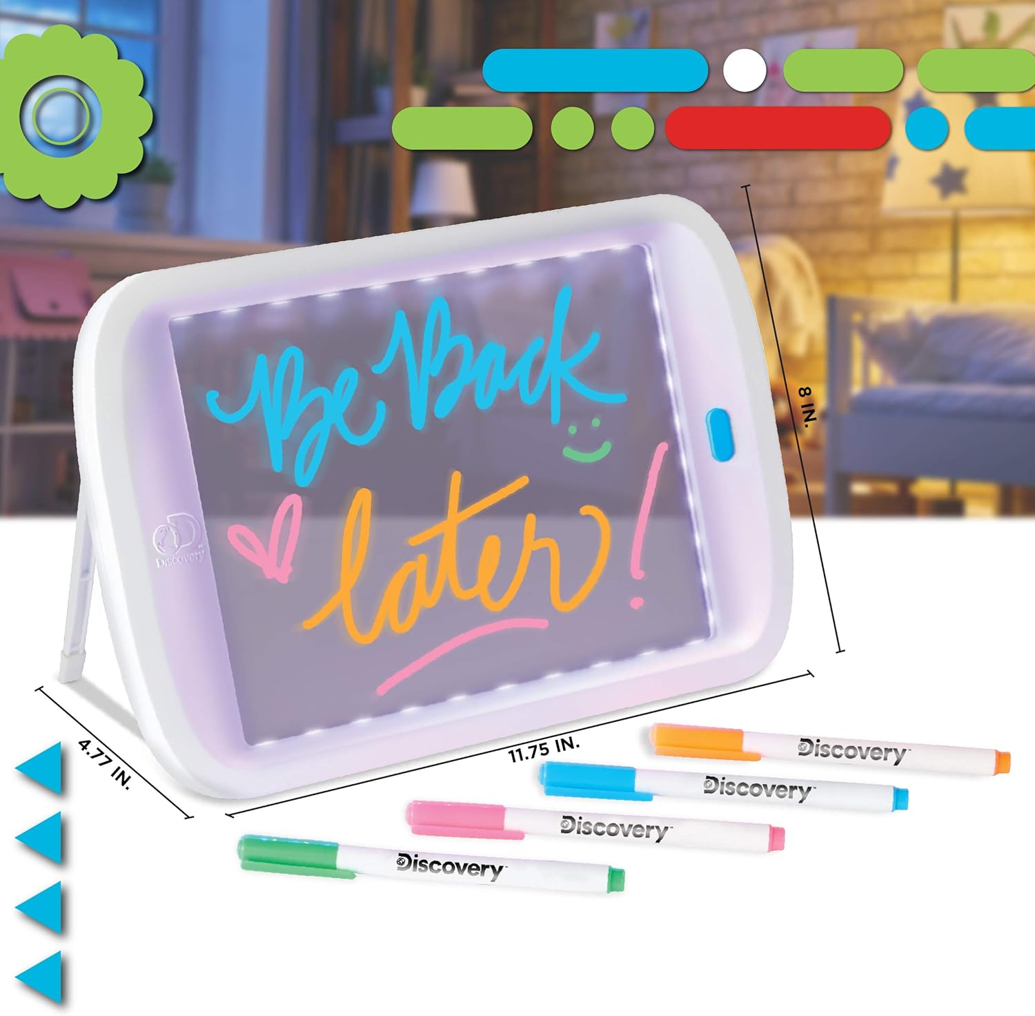discovery neon led drawing board