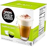 Nescafe Dolce Gusto Coffee Pods, Cappuccino, 16 capsules, Pack of 3