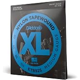 D'Addario Tapewound Bass Strings ETB92S, 50-105, 4-String, Short Scale | D'Addario tapewound bass strings deliver smooth feel, deep warm tone, reduced finger noise and dependable tuning stability.