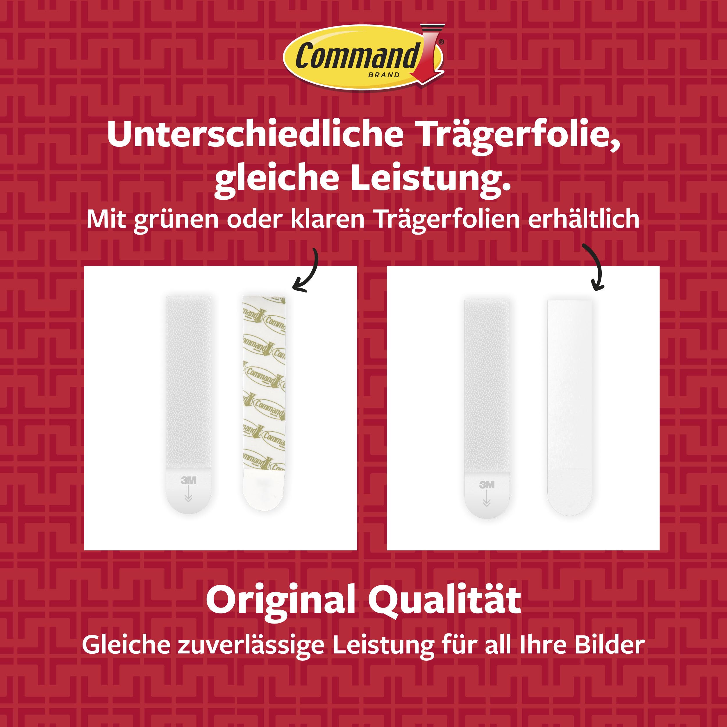 Command Klebestreifen, Vorteilspack 4x2 Mittel und 8x2 Größe L (24 Strips), Weiß - Bilder Aufhängen ohne Bohren, Streifen halten bis zu 7 kg, Rückstandsfreies Ablösen 9