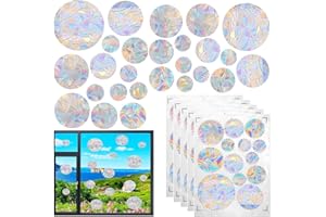 65PCS Window Decals for Bird Strikes, BetterJonny Anti Collision Window Clings Suncatcher Stickers Prevent Birds from Hitting