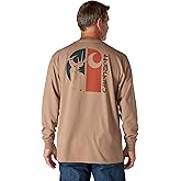 Carhartt Men’s Loose Fit Heavyweight Long-Sleeve Pocket Deer Graphic T-Shirt