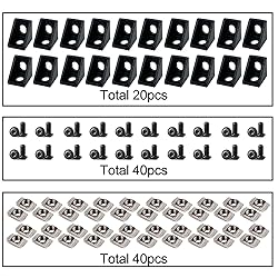BLCCLOY 20 Sets Black 2020 Series Aluminum