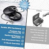 Smith’s 36-38mm Black Plug & Chain Bathtub Sink Plug 48cm Chain Pre-Assembled view 6