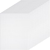 30pcs 7 Count Plastic Canvas Sheets,13.58 X 10.43 Inches Transparent Plastic Mesh Sheet, Needlepoint Canvas Sheet for Embroidery, Acrylic Yarn Craft, Knitting and Crochet Projects