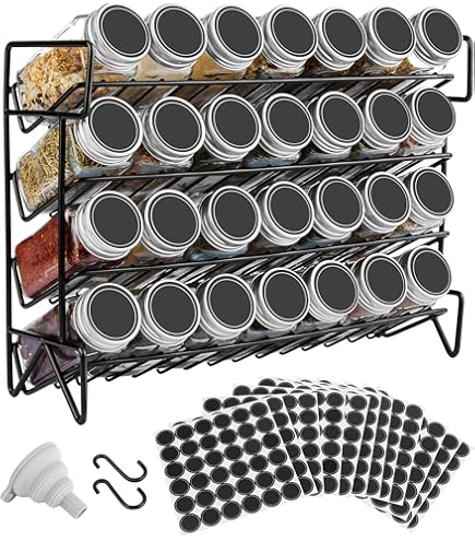 Pots à épices (x 5) porcelaine signé de la Marque du scarabée