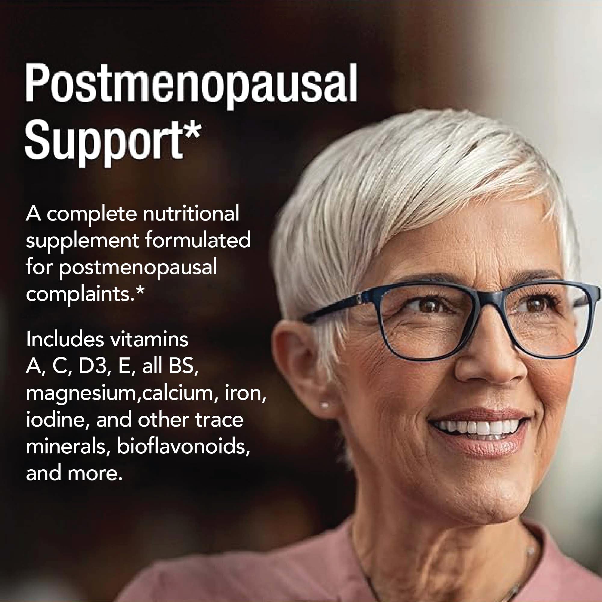 Optimox Gynovite - Menopause Supplements for Women, Post Menopause Support Vitamins for Hot Flash, Night Sweats, Women's Menopausal Comfort - 180 Tablets