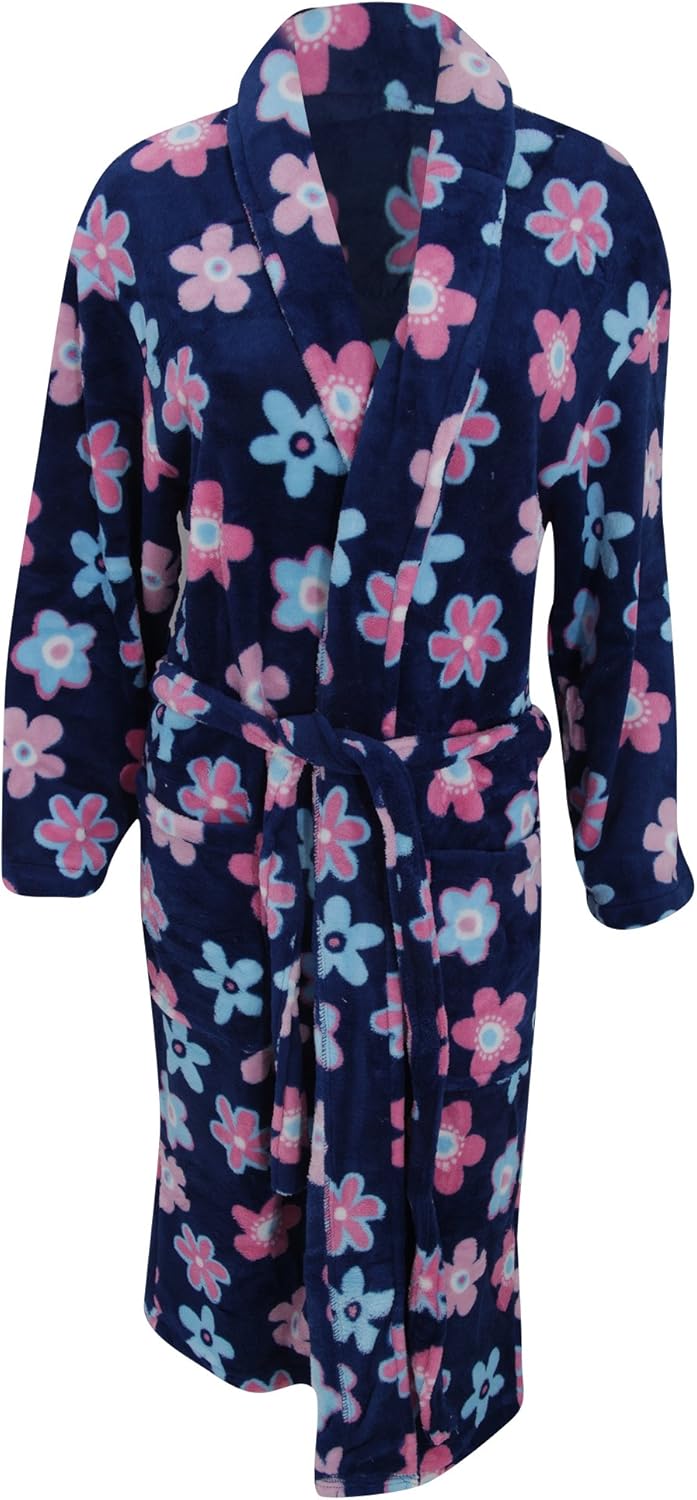 bademantel damen blumenmuster