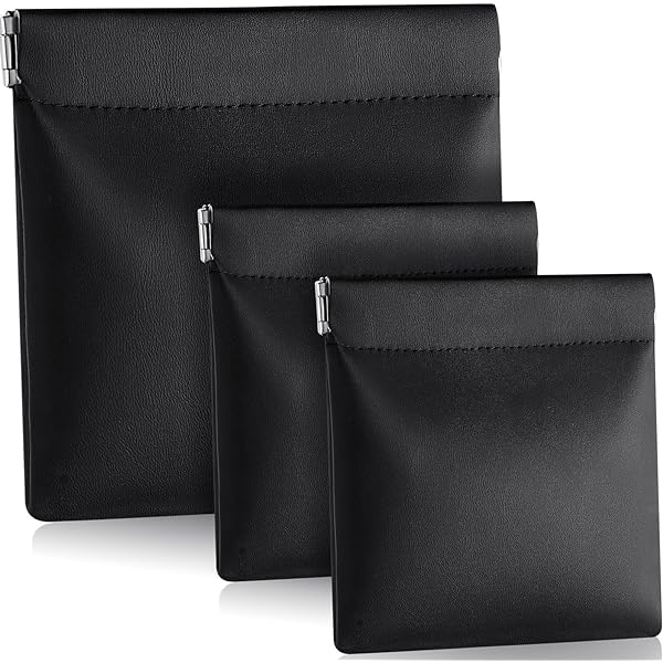 小物 forme Coin purse black Folding Coin Purse (Deluxe Large) - Leathersmith Designs Inc.