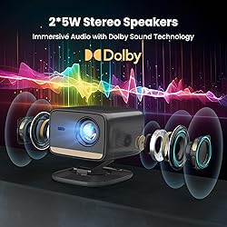 L710S Pro Smart 1080p Projector with built-in